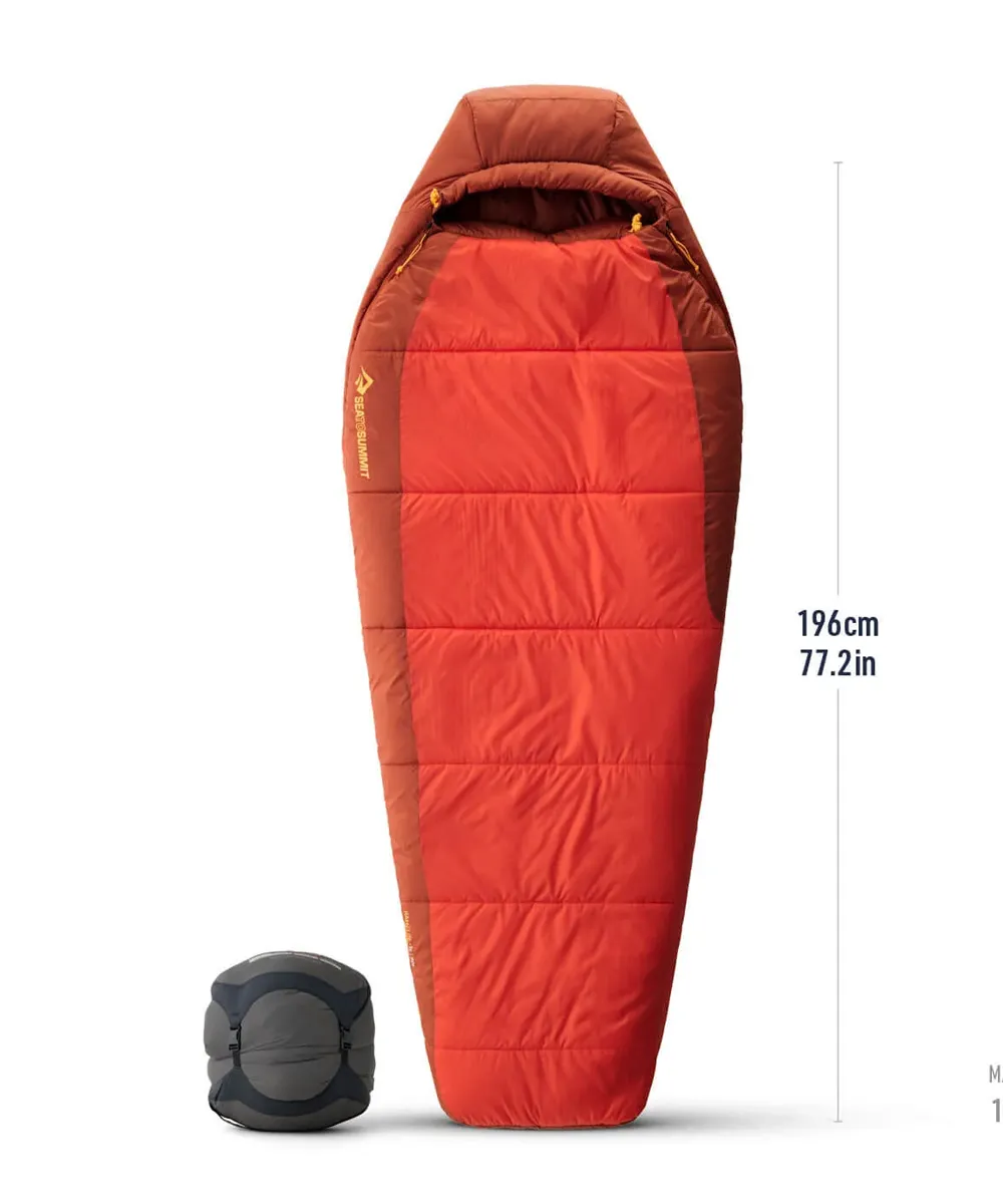 Bolsa de dormir Sea To Summit Hamelin Long Women's Spicy Orange