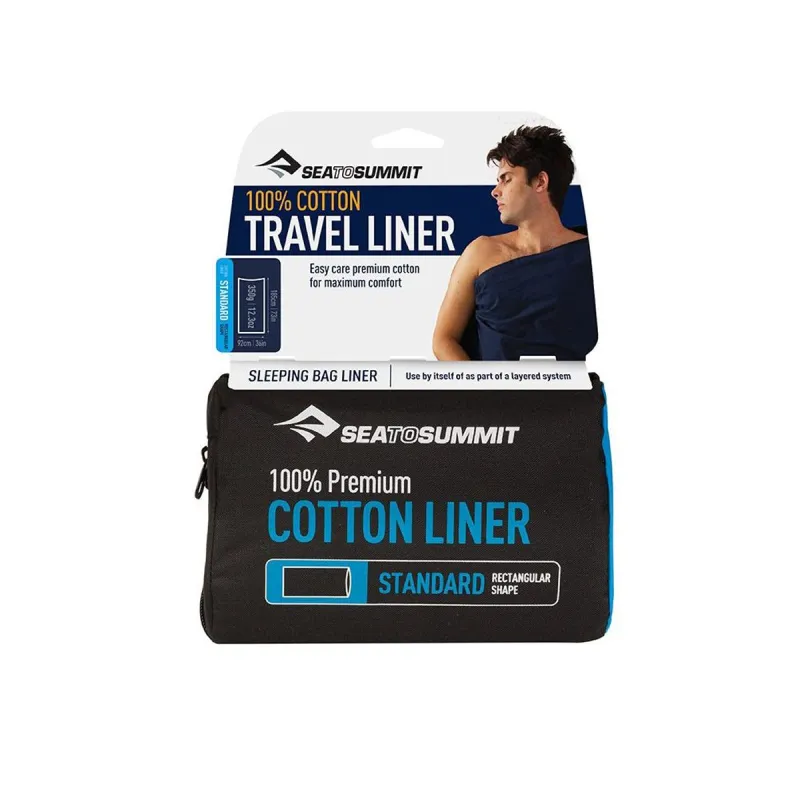 Liners Sea To Summit Travel Liner Premium Cotton Forma Mummy