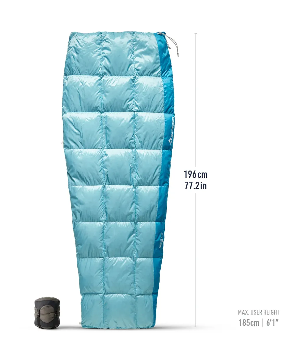 Bolsa de Dormir Sea To Summit Traveller de Plumas 7C/45F Regular