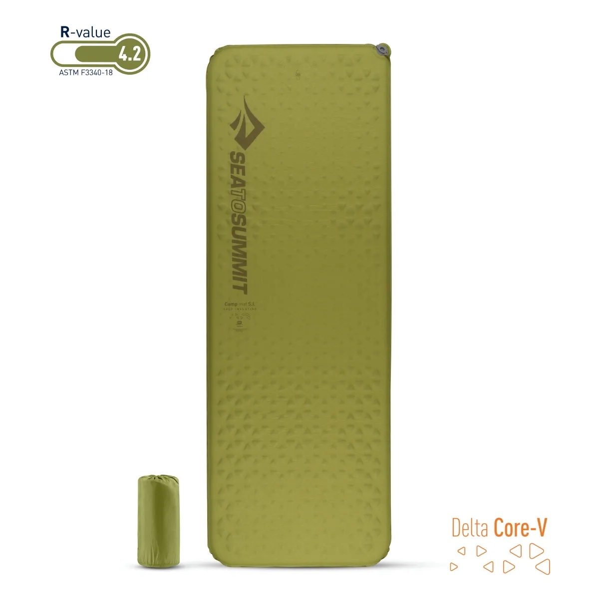 Aislante Autoinflable Sea To Summit Camp Mat S I Rectangular Regular