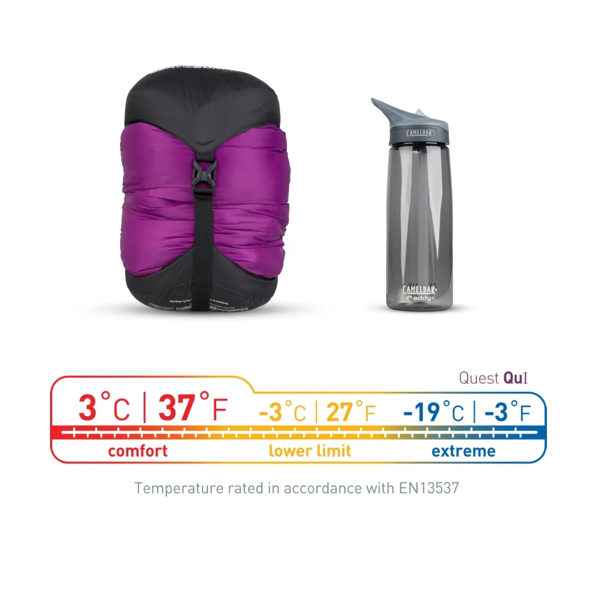Bolsa de Dormir Sea To Summit Quest Qul -3C Womens Regular Confort 3°C